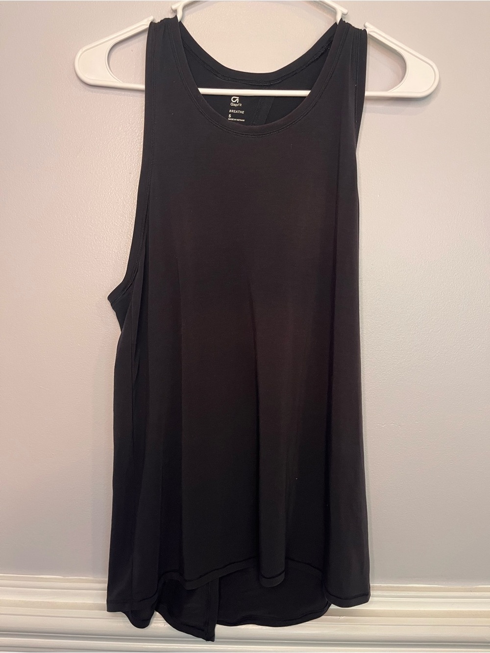 Navy Black Flowing Tank Top